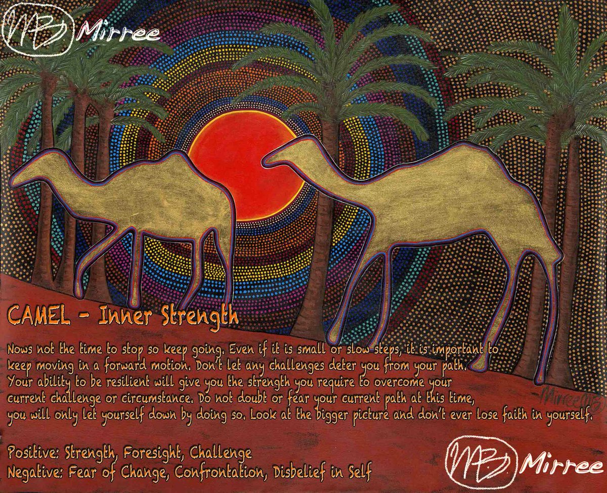 Camel ~ Dreamtime Collection is now available - make me an offer, for the 1st time in 10 years #indigenous #contemporaryart #artcollectors #Australia #birds #BirdsofAustralia #australianbirds #wildlifeart #camel #artcollector #fineart artworksbymirree.com