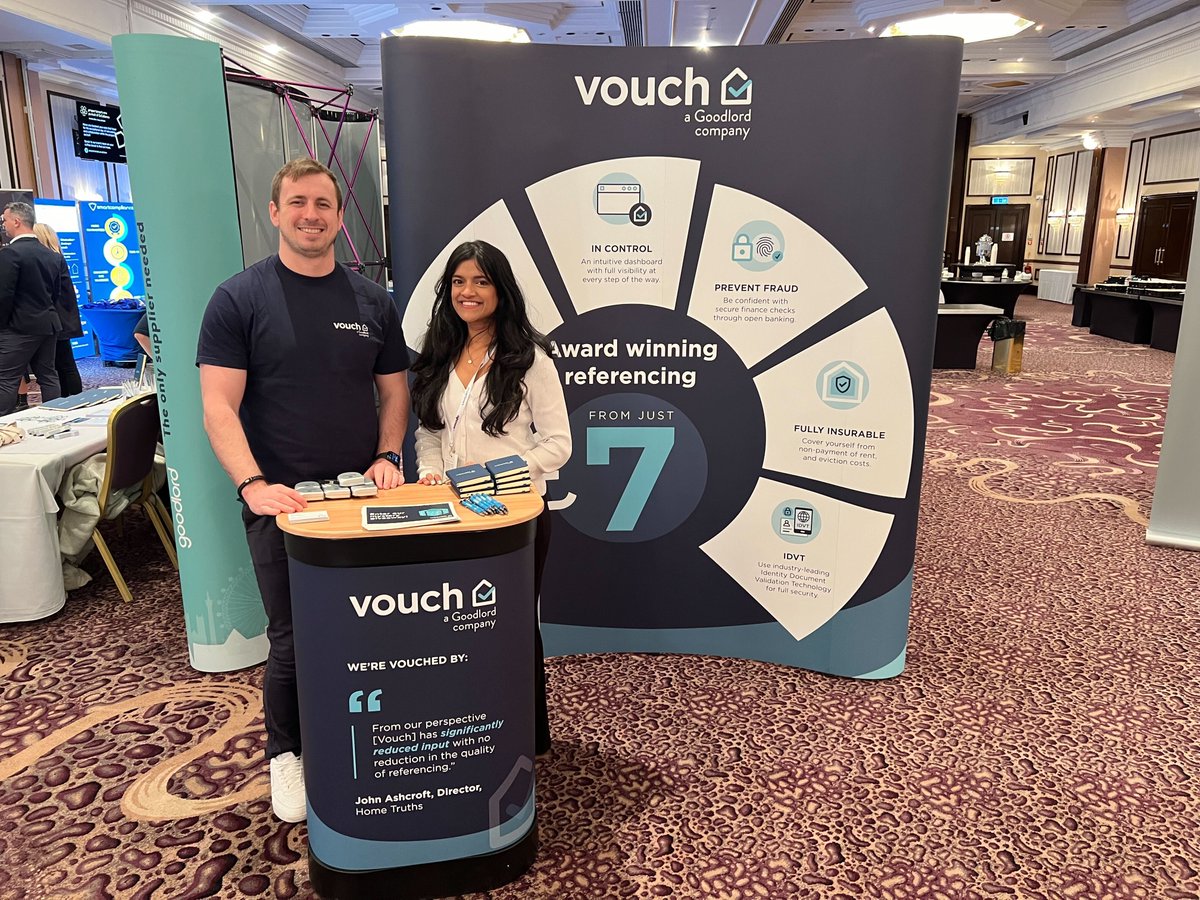We're happy to be back at ARLA West Midlands with a brand new stand!

If you're at the event, make sure to come say hello!

#renttech #tenantreferencing #lettingsagent