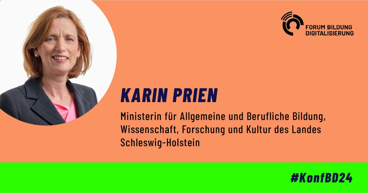 🤝 Wie können Bildungspolitik & kommunale Bildungssteuerung chancengerechte digitale Transformation an Schulen fördern? Dazu diskutiert @prienkarin mit Martin Depenbrock, Daniela Schneckenburger @staedtetag & @pavlemadzirov am 24.4. auf der #KonfBD24. ➡️ forumbd.de/veranstaltunge…