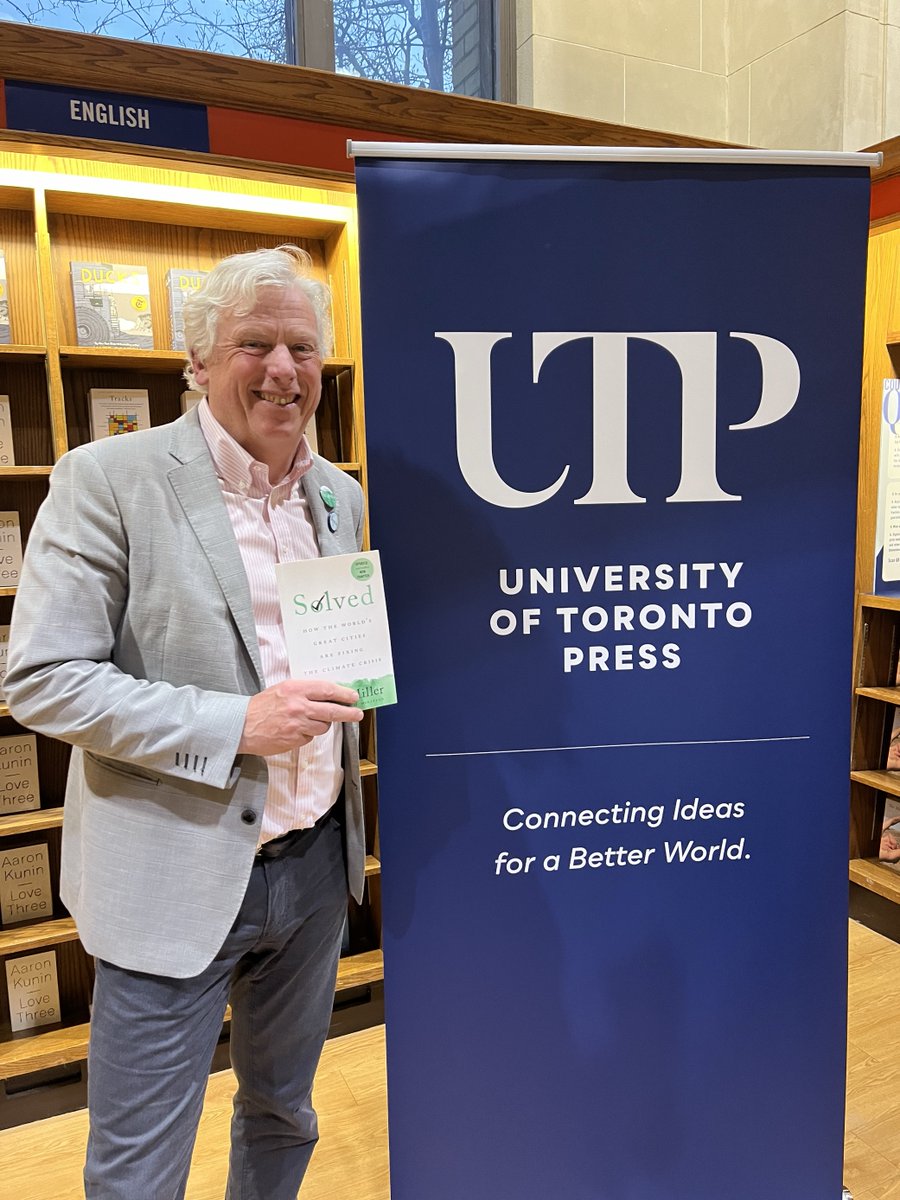 Thank you to everyone who came to our launch for David Miller's Solved at the @UofT Bookstore! #Solved #BookLaunch @utpjournals