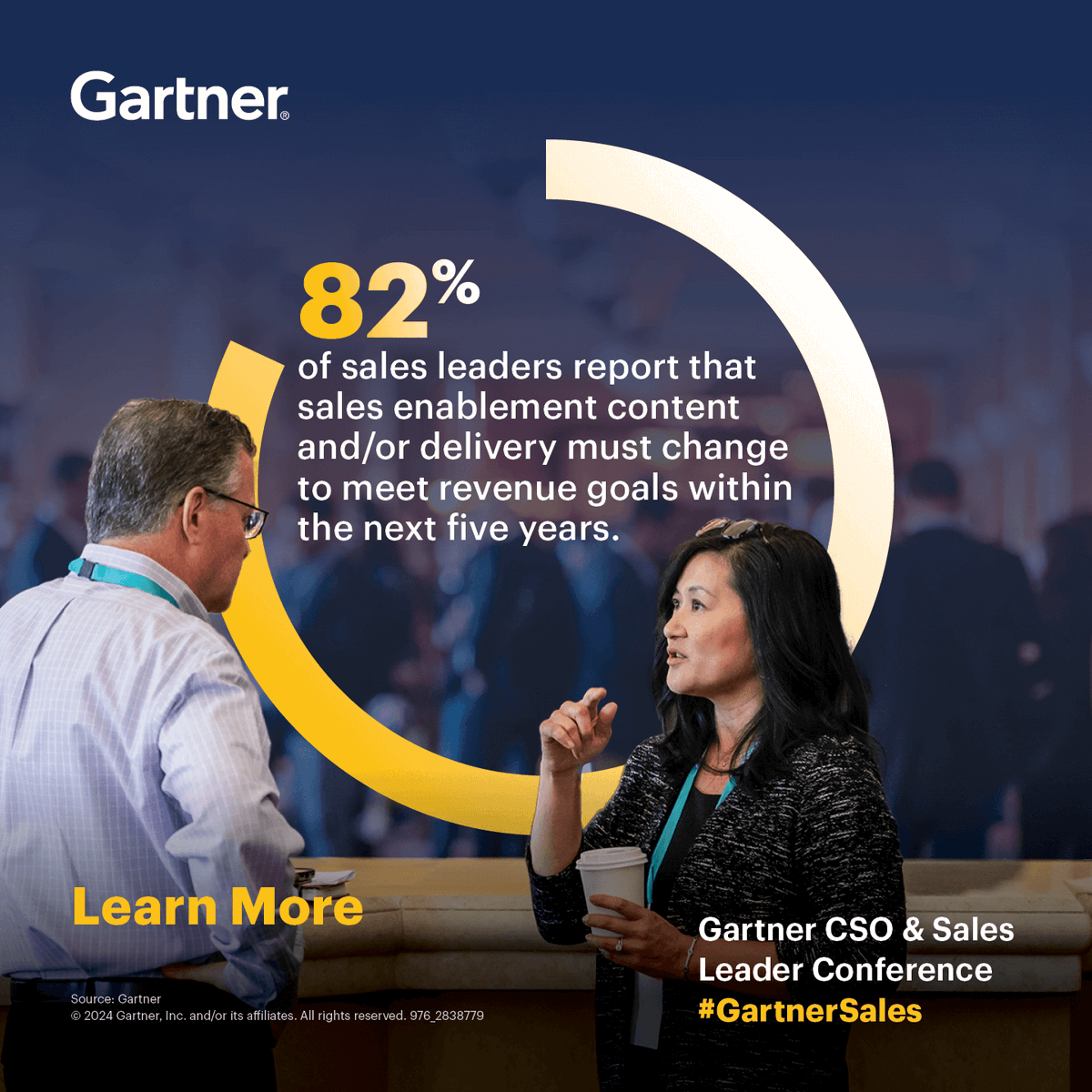 #IN #SalesEnablement content needs to change to better generate revenue. 

Gain insights to enhance and streamline sales enablement planning and activities at #GartnerSales: gtnr.it/4aLJHi7 #B2BSales