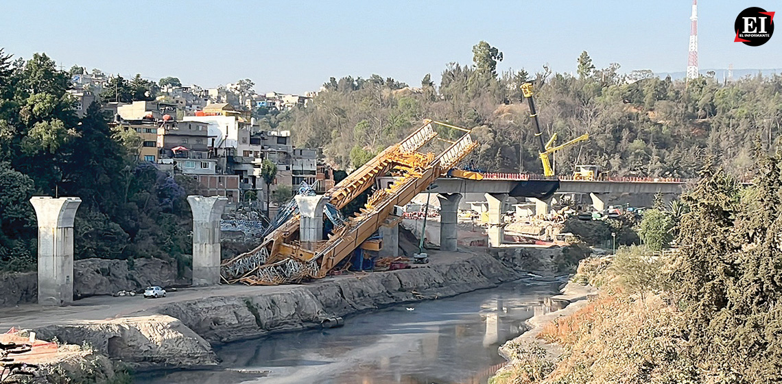 ElInformanteMX's tweet photo. Una #lanzadora “se desliza” en obras del #TrenInterurbano, en la zona de #PresaTacubaya
La zona donde se registró este desplome fue en el tramo Presa Tacubaya y #TerminalObservatorio, en la @AlcaldiaAO.
Tags: @GobCDMX @SOBSECDMX
https://t.co/uhVQBJDYMI https://t.co/2Ggzq7pTmD