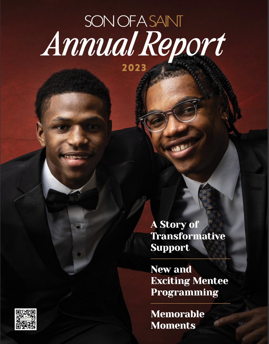 We are thrilled to present our 2023 Annual Report, highlighting a continued journey of transformative growth, and the meaningful impact achieved in empowering the lives of young men throughout Greater New Orleans. TAKE A LOOK NOW: sonofasaint.org/annual-reports