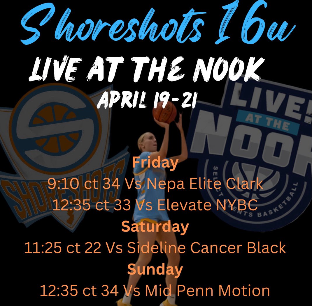 First live period with @Shoreshots2026g this weekend at spooky nook 🔥🔥 come check us out⬇️⬇️