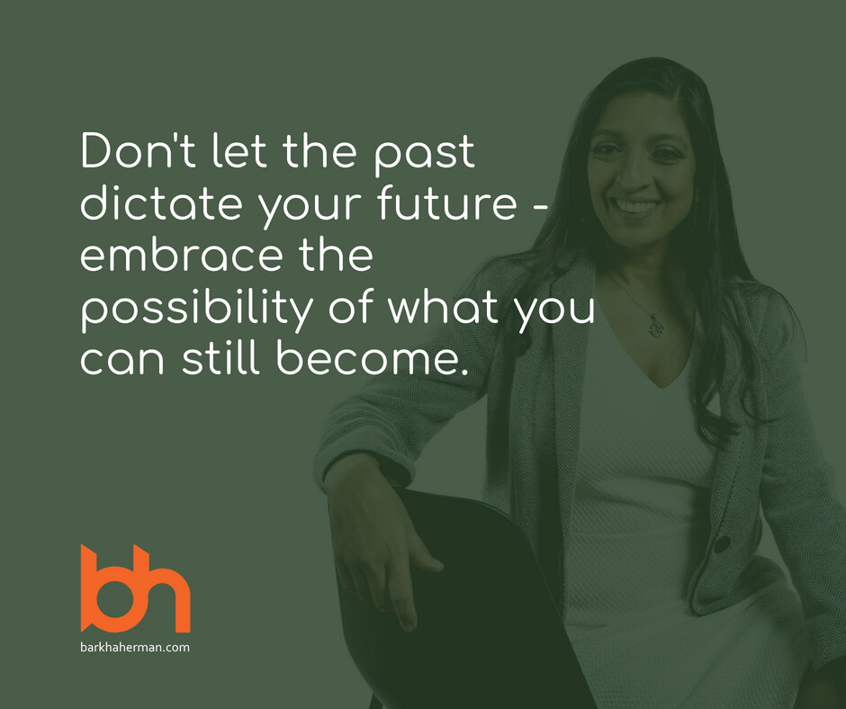 Don't let the past dictate your future - embrace the possibility of what you can still become. #womenquotes #womenwinning #haveitall #womenintech