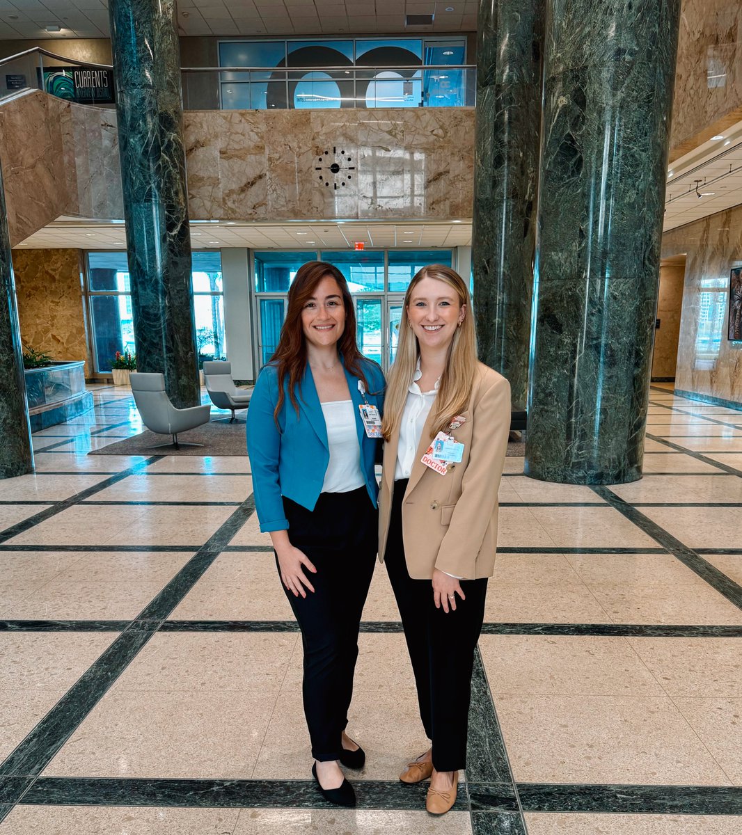 UFJaxPeds's tweet photo. PGY-3 residents Kaity Fasho, MD and Shannon Vice, MD, presented on "Necrotizing Enterocolitis, preventative strategies and long term outcomes" at Pediatric Grand Rounds last week. Wonderful presentation! ๐ฉบ
#ufjaxpedsresidency #medicine #pedsdoc #pediatricresidency https://t.co/CCCzYqXMze