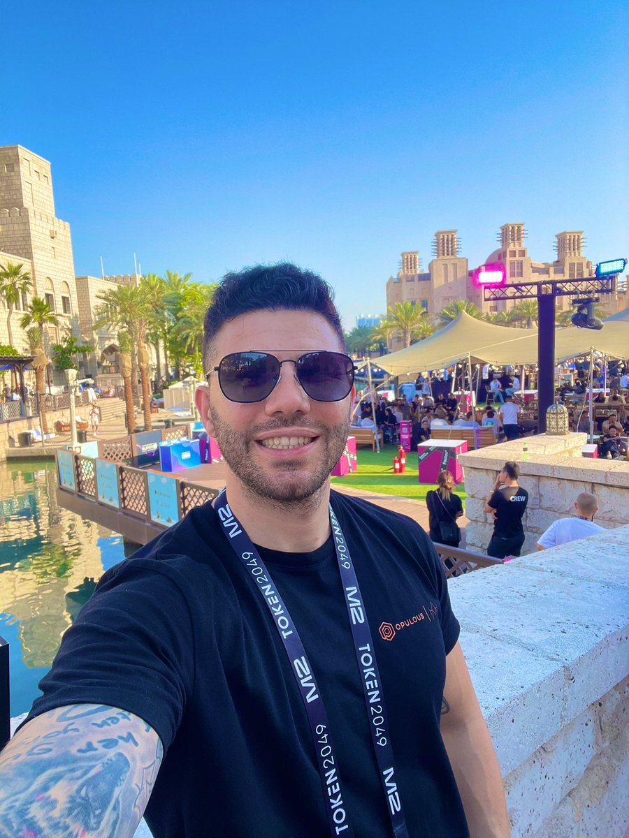 At @token2049 in #Dubai 🇦🇪 representing @opulousapp as an ambassador 🙌🏻
.
#Opul #Opulous