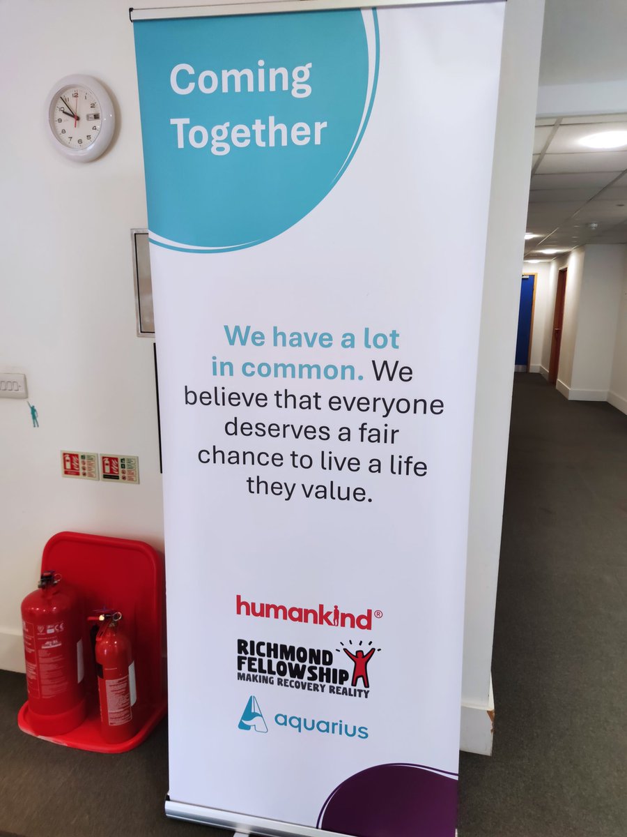 Very excited to be at the first of our in person Coming Together event bringing @Humankind_UK and @rfmentalhealth colleagues together... Lots of work to get us to this point and positive vibes and intent straight away from everyone. 😎