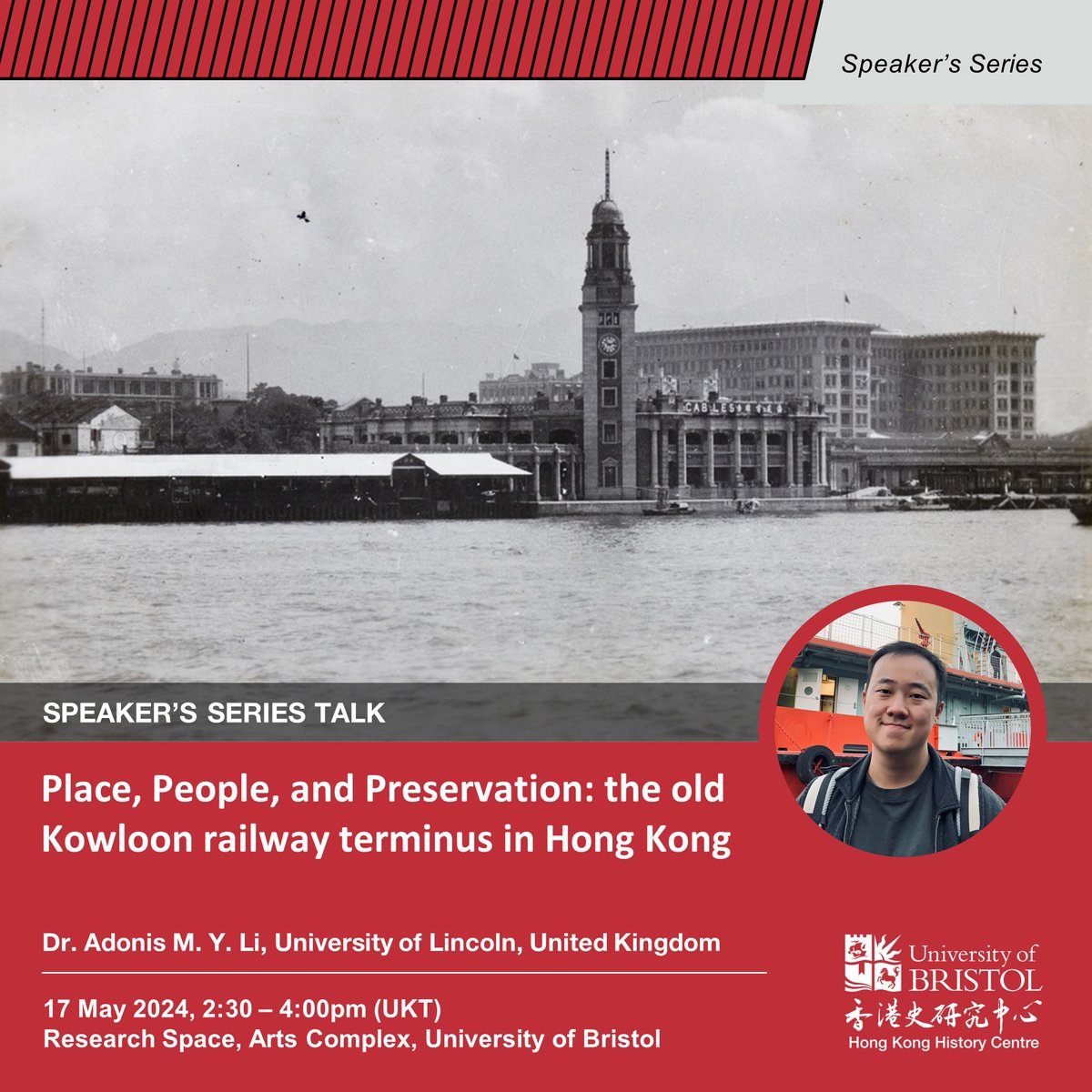 Hong Kong History Centre (@hongkonghistory) on Twitter photo On 17th May, Dr. Adonis M. Y. Li will be sharing with us on '๐๐๐๐๐, ๐๐๐๐๐๐, ๐๐๐ ๐๐๐๐ ๐๐๐ฃ๐๐ก๐๐๐: ๐กโ๐ ๐๐๐ ๐พ๐๐ค๐๐๐๐ ๐๐๐๐๐ค๐๐ฆ ๐ก๐๐๐๐๐๐ข๐ ๐๐ ๐ป๐๐๐ ๐พ๐๐๐'.
Please register: tktp.as/EAYDJU On 17th May, Dr. Adonis M. Y. Li will be sharing with us on '๐๐๐๐๐, ๐๐๐๐๐๐, ๐๐๐ ๐๐๐๐ ๐๐๐ฃ๐๐ก๐๐๐: ๐กโ๐ ๐๐๐ ๐พ๐๐ค๐๐๐๐ ๐๐๐๐๐ค๐๐ฆ ๐ก๐๐๐๐๐๐ข๐ ๐๐ ๐ป๐๐๐ ๐พ๐๐๐'.
Please register: tktp.as/EAYDJU