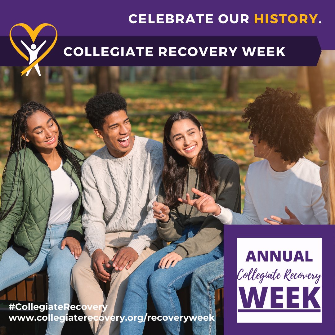 Join us in celebrating the resilience and progress of the Collegiate Recovery movement during #CollegiateRecoveryWeek! Let's honor milestones, overcome challenges, and celebrate victories together. Here's to a bright future as we stride forward with confidence! 🌟#RecoveryJourney