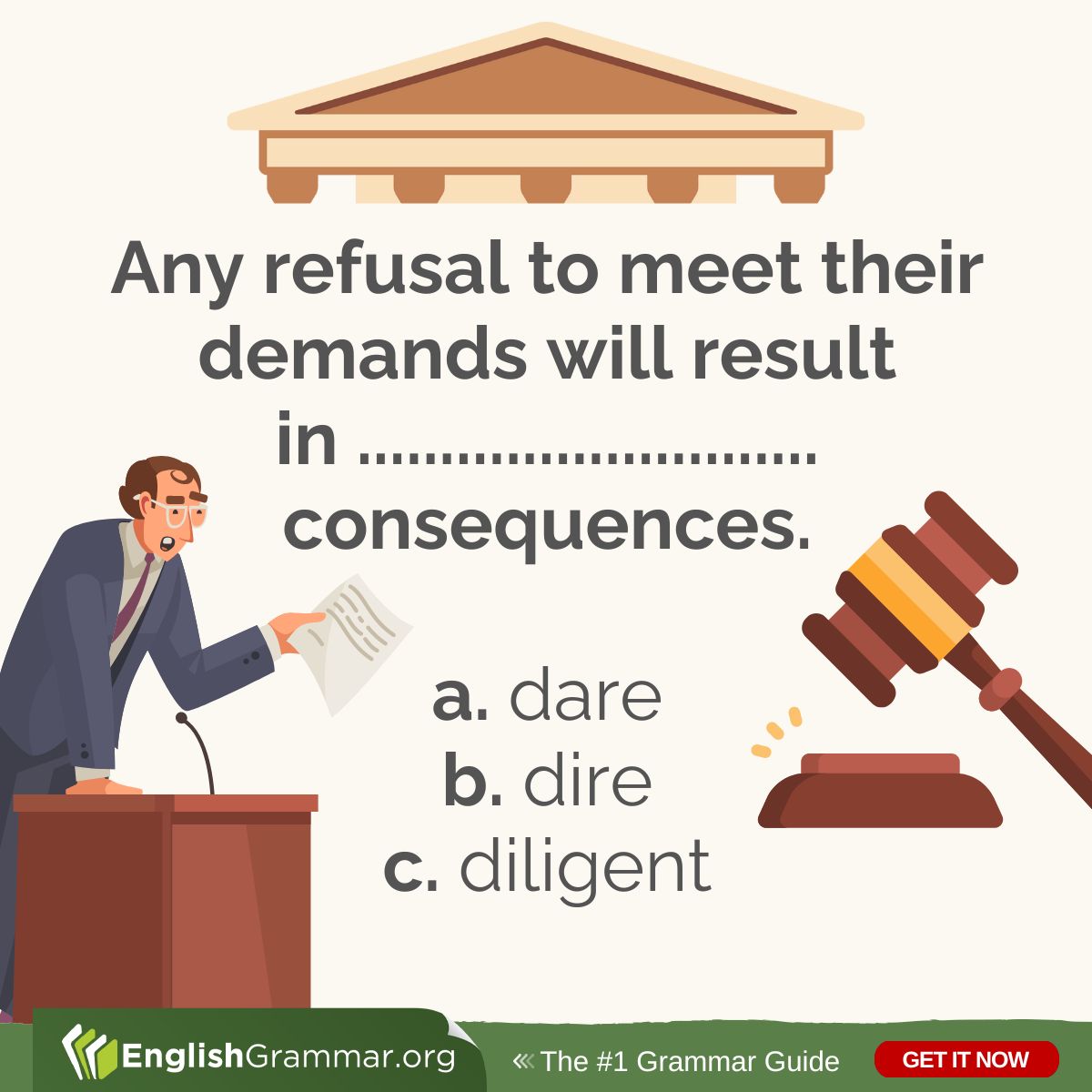 What do you think? Find the right answer here: englishgrammar.org/english-vocabu… #writing #amwriting #grammar
