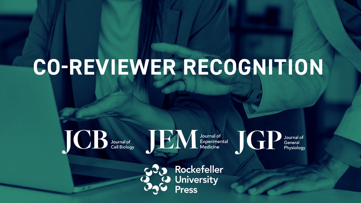 At @RockUPress, we value the collaborative efforts behind #PeerReview. So we implemented a process allowing invited reviewers to formally acknowledge their co-reviewers’ efforts. Take advantage of our Co-Reviewer Recognition initiative: hubs.la/Q02qzgK50