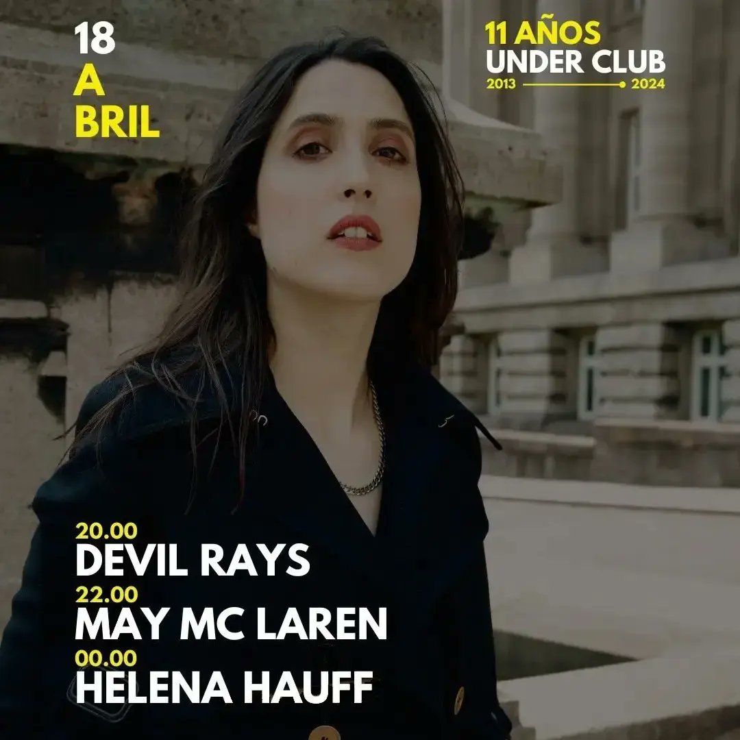 HOY @UnderClubBA 11° ANIVERSARIO w/ #HELENAHAUFF 🔥🔥🔥
[MML VINYL SET TIME: 10PM-12AM]