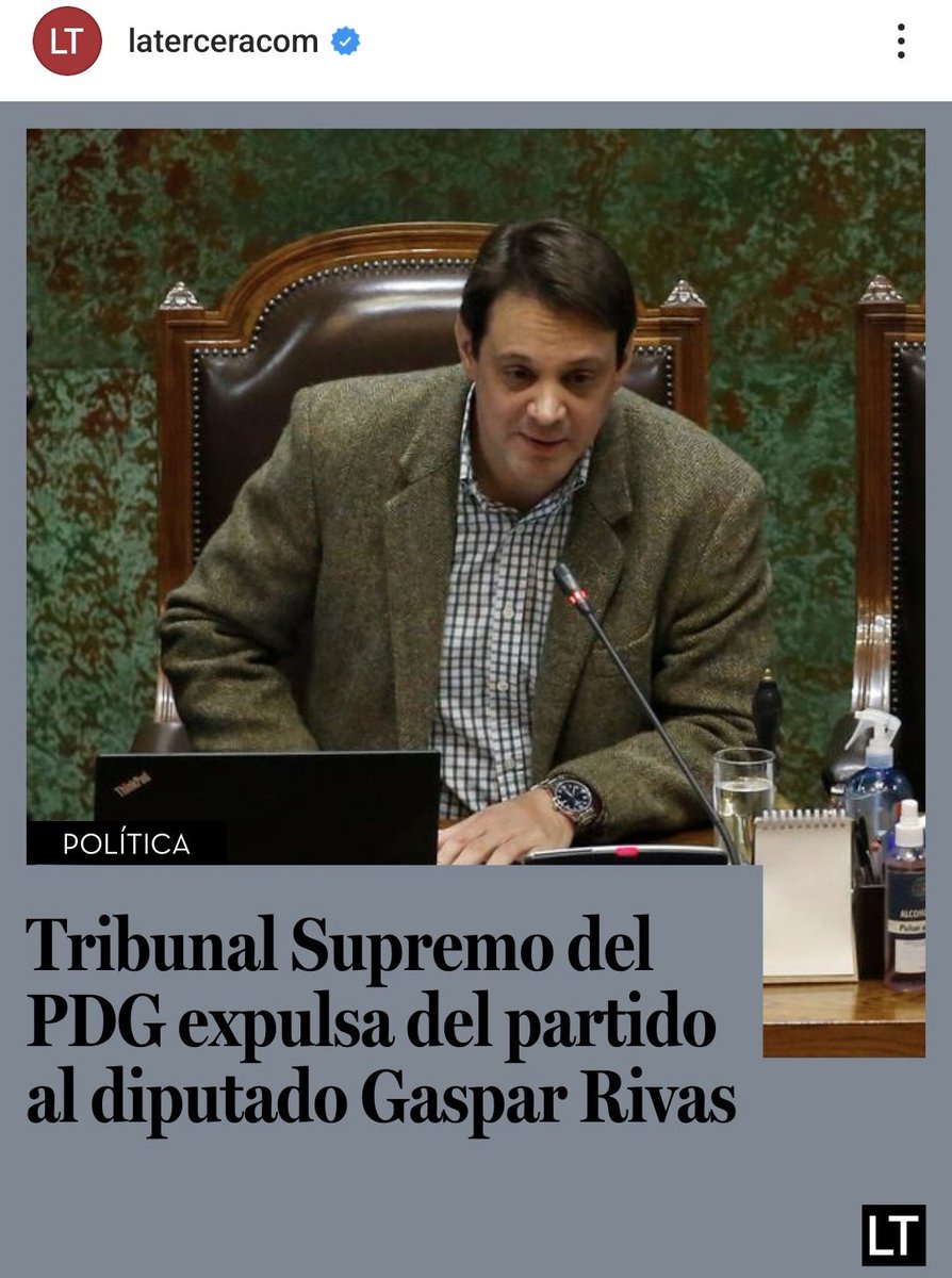 El PDG es el único Partido de la Gente... pero sin gente.