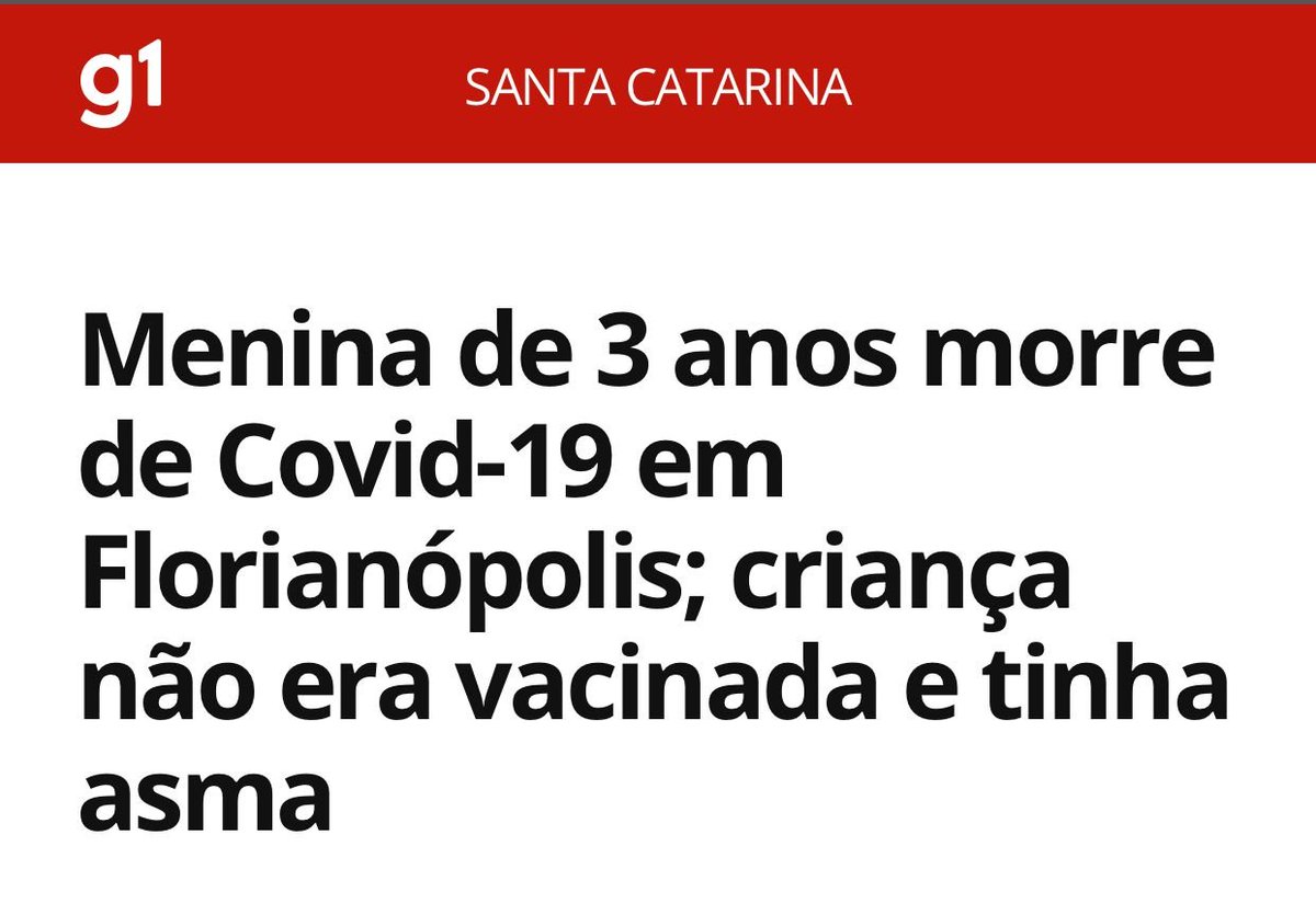 lindberghfarias's tweet photo. NEGACIONISMO MATA!

Em SC, depois de campanhas massivas contra a vacinação, mais uma criança morreu de Covid.

Uma morte que poderia ser evitada! De quem é a responsabilidade? Vocês sabem bem! https://t.co/p1J5qS0eqs