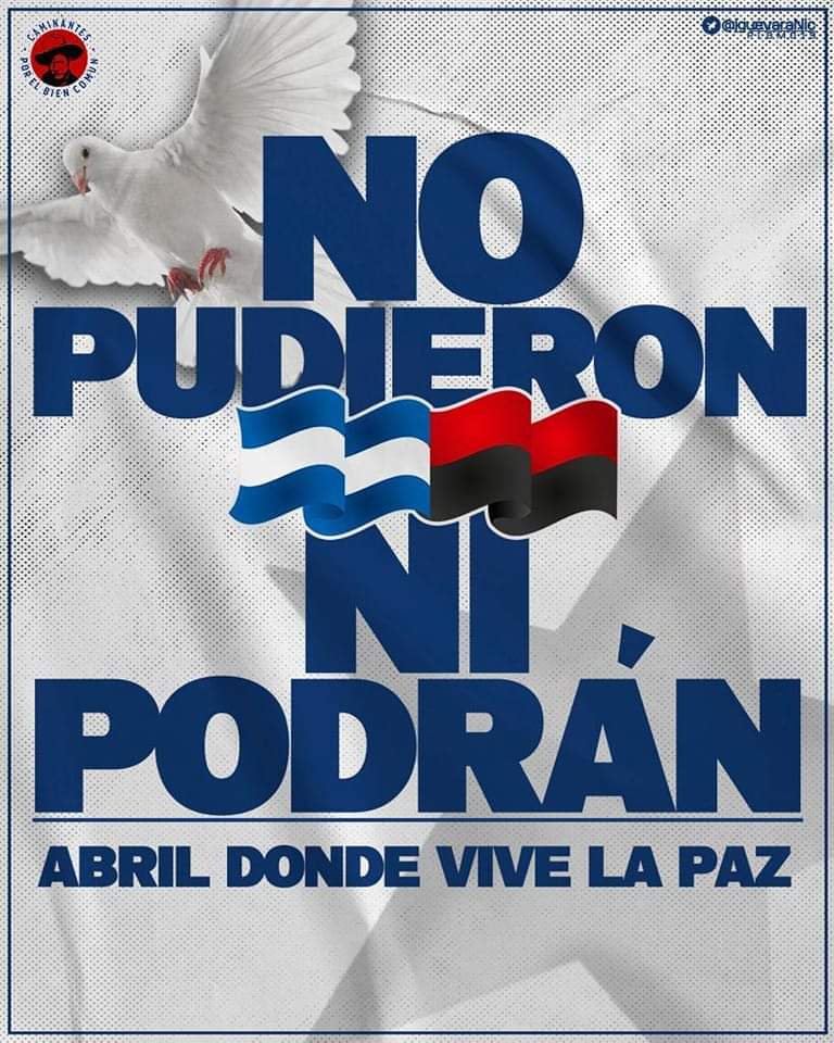🇳🇮🤍🌿
#PLOMO19 | Celebramos la Paz como objetivo fundamental de nuestro Gobierno Sandinista, para el bienestar de toda una nación.

🔴⚫✊🏻
#4519LaPatriaLaRevolución 
<a href="/QuenriM/">QuenriⓂ️</a> <a href="/SubCmdteCarlos/">C A R L O S​​​​​🔻</a> 
<a href="/jguevaraNic/">AИTOИIO ⅁UƎVAЯA❤🖤✌🏽🇳🇮</a> <a href="/Politicanica_/">Soy Humana 😎 Mayte Silva 💓</a>