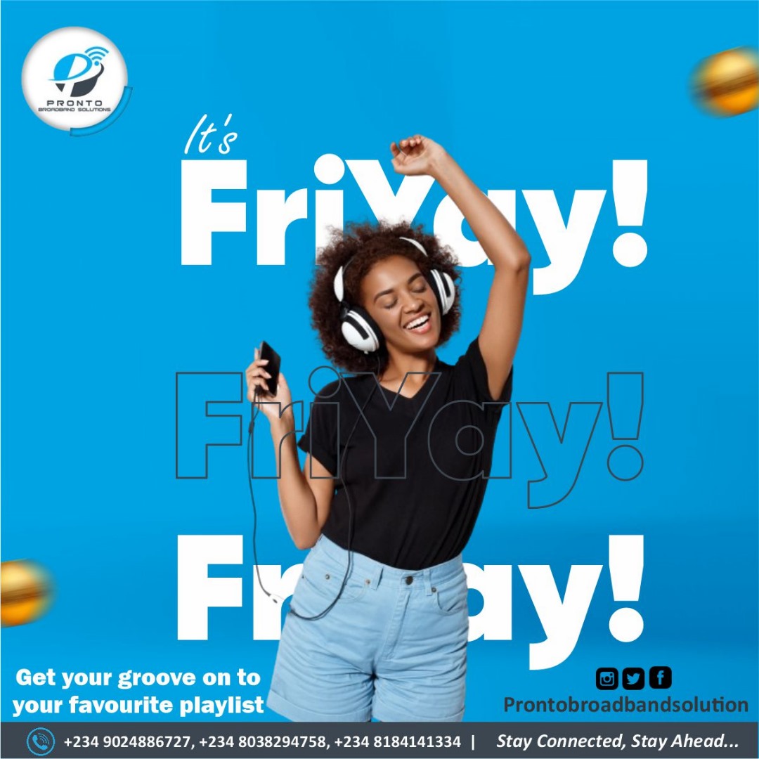 Power your weekend groove with Pronto Fiber Connect
#fullfiberinternet #unlimiteddata #OloFAR #fiberoptic #weekendfun
