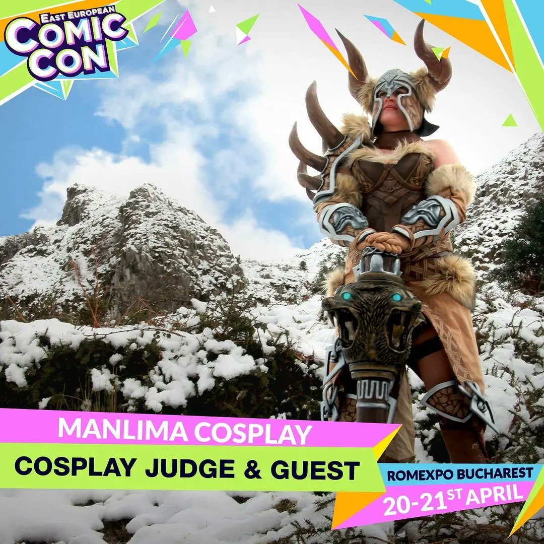 ManlimaCosplay's tweet photo. Pues este finde estaré como invitada cosplayer y juzgando el concurso en #easteuropeancomiccon en Rumanía!
Muchas ilusión, muchos nervios y muchas ganas 😊

#eecc2024 #comiccon #comicconromania https://t.co/eF0dm9ydAu