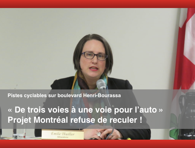 La mairesse d’Ahuntsic, Émélie Thullier confirme qu’il aura seulement une voie de circulation pour les autos, sur Henri-Bourassa. Malgré les objections des citoyens, elle maintient le cap.
On doit changer l’administration de Montréal.
#polmtl #polqc