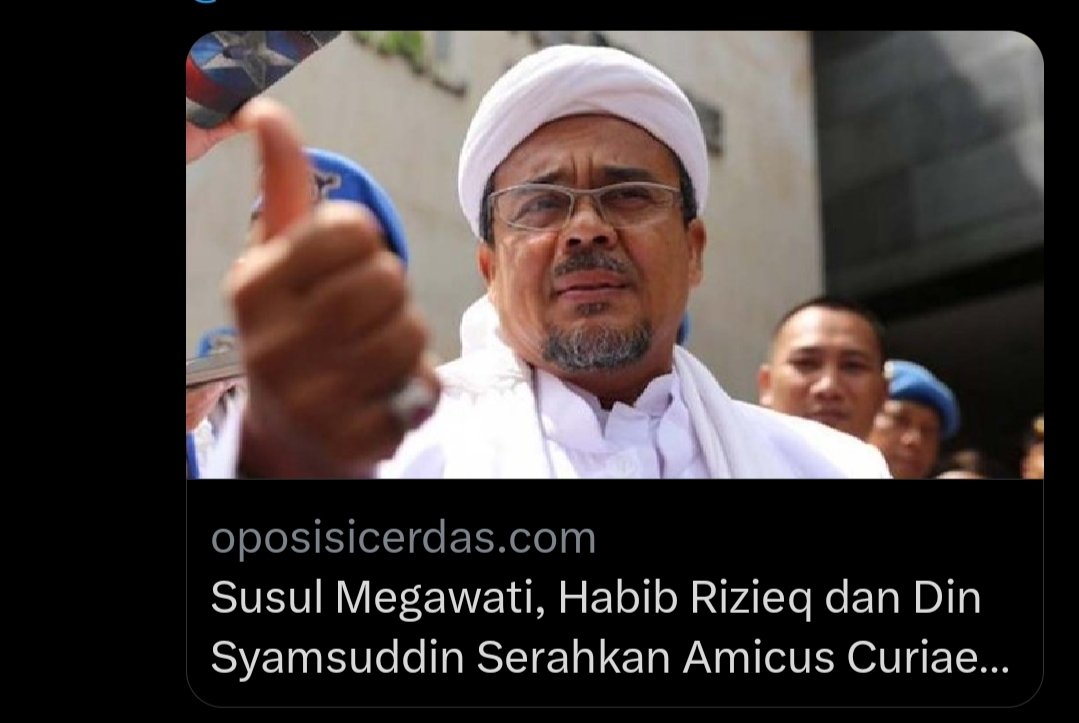 Semoga dengan IB HRS Bergerak Umat Islam bisa dipersatukan untuk melawan KECURANGAN!