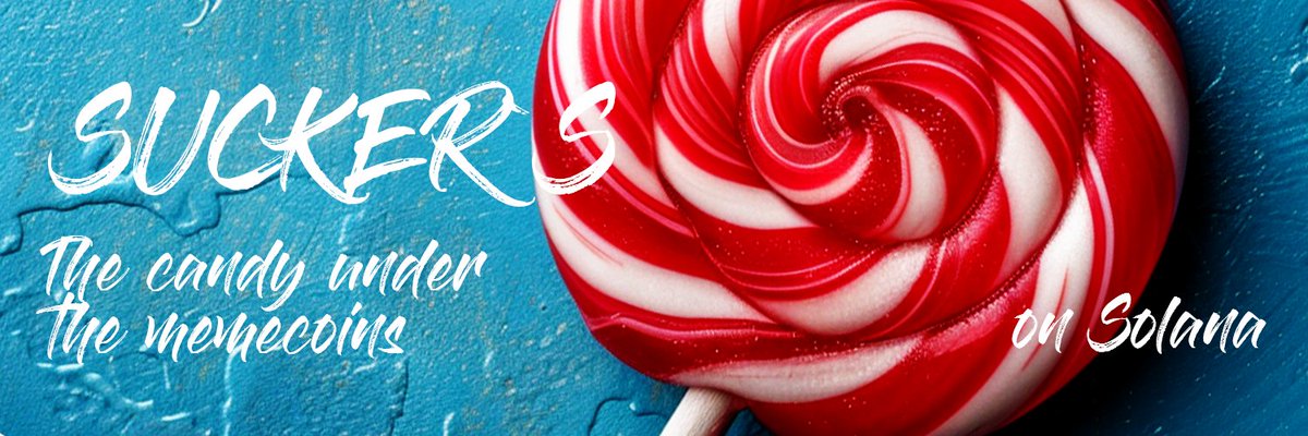 suckerscoinsol's tweet photo. The candy under the memecoins has arrived on #Solana

$SUCKERS is infusing utility with a sweet twist in its adventure to reclaim the throne as the sovereign of meme-verse.

#SUCKERS #SOL #memecoin 

Telegram: https://t.co/flsP0byds9 https://t.co/5bvOPygVzO