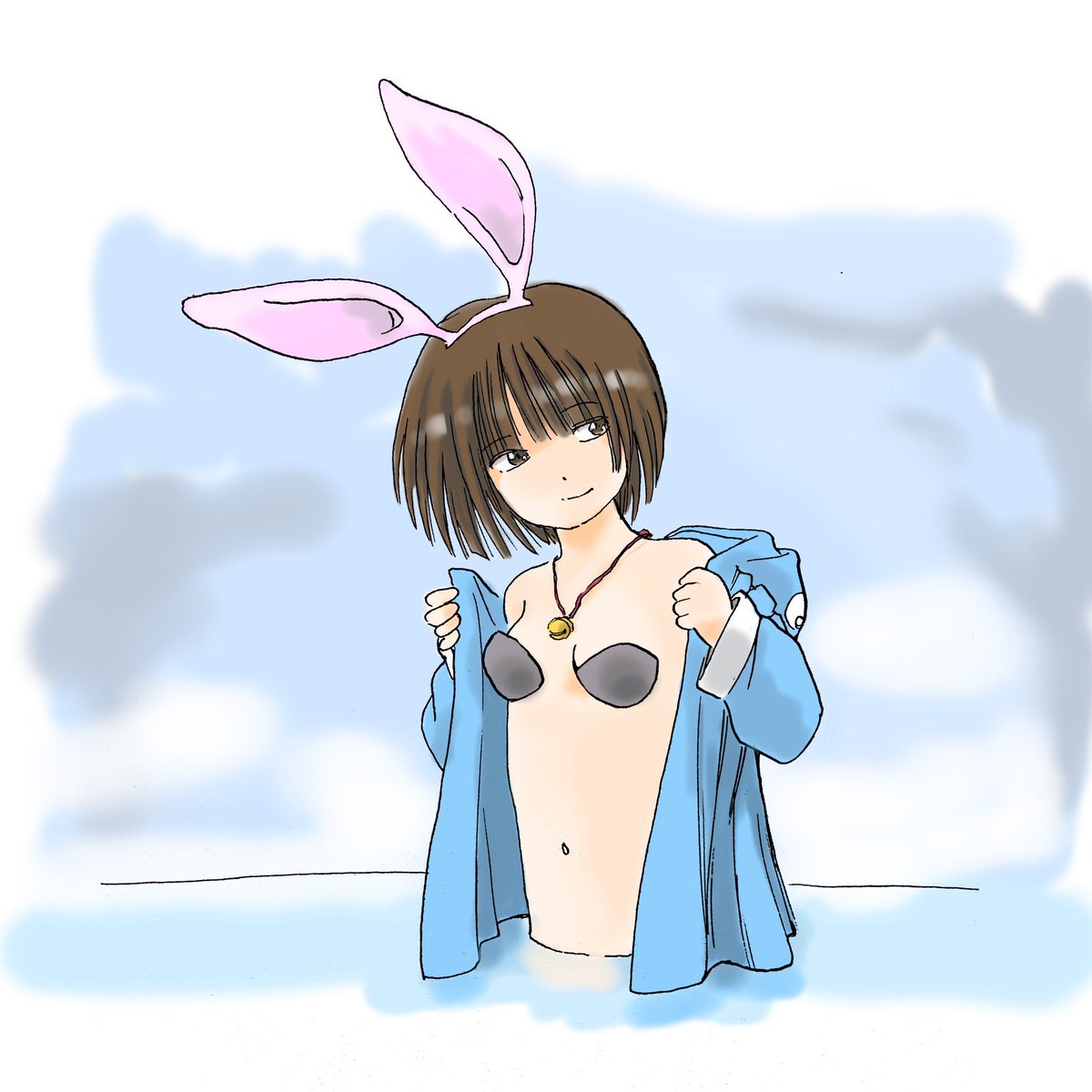 「#これを見た人はバニーガールをTLに放流しよう 」|まるも☆『きゃぴ』Kindle版発売中！のイラスト