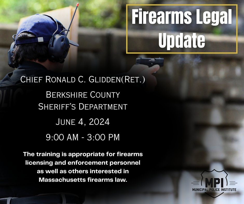 Firearms Legal Update
Click the link below to read more!
mpitraining.com/events/firearm…
#police #policetraining #lawenforcement #lawenforcementtraining #mpi #trainwiththebest #leadership #massachusetts #firearms #legalupdate #berkshire