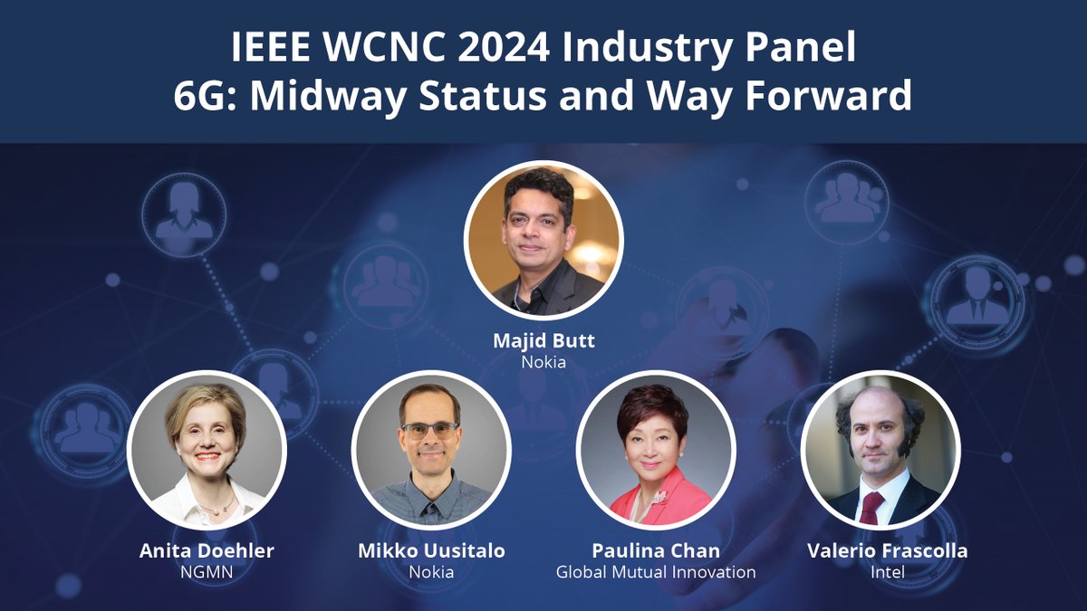 NGMN CEO, @AnitaDoehler will join leaders from across the industry to discuss NGMN’s considerations on 6G at @IeeeWcnc 2024 at Conrad Hotel, Dubai from 21-24 April 2024. Find out more about Anita’s presentation and panel sessions at the event here: wcnc2024.ieee-wcnc.org