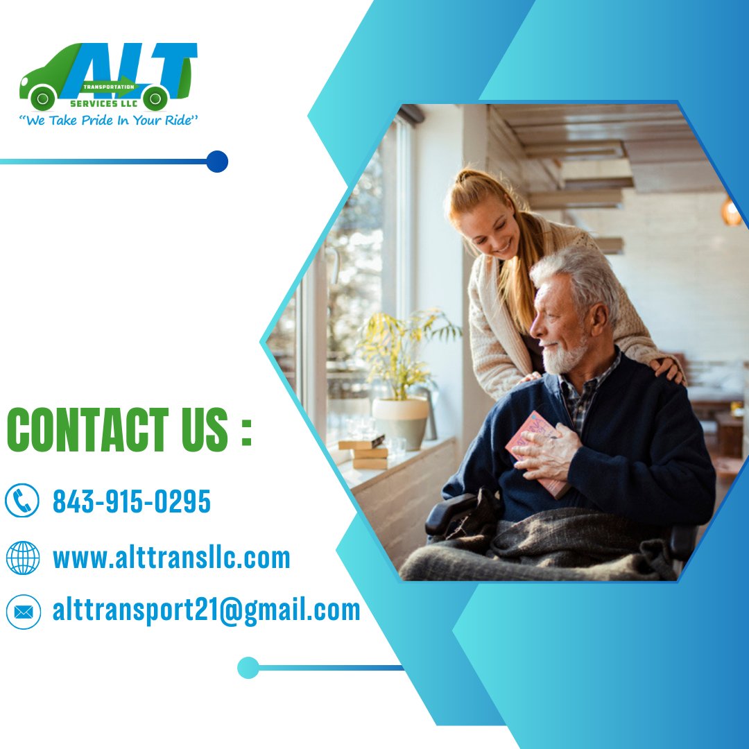 Trust Alt Transportation Services for seamless journeys to nursing homes, prioritizing comfort, dignity, and safety for your loved ones every step of the way.
#nemt #conwaysc #NursingHomeService