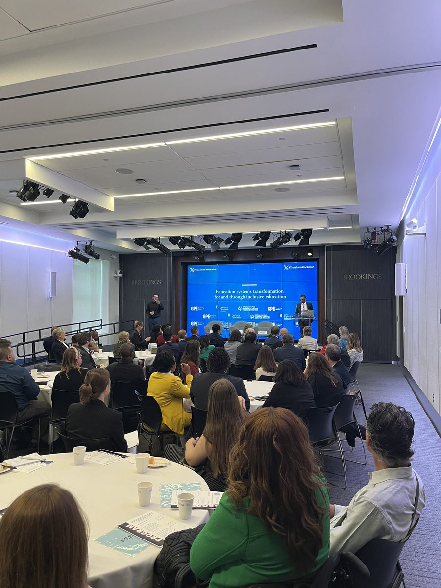 And we’re off! Many months (and years in the making), join us online for CUE’s symposium on transforming systems for and through inclusive education. #Transform4Inclusion brookings.edu/events/cue-sym…