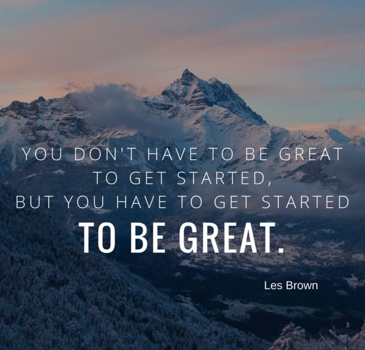 MauriWelzien's tweet photo. Start your journey towards greatness today! #BeGreat #AchieveSuccess #TakeTheFirstStep https://t.co/hkhhWDBO8t