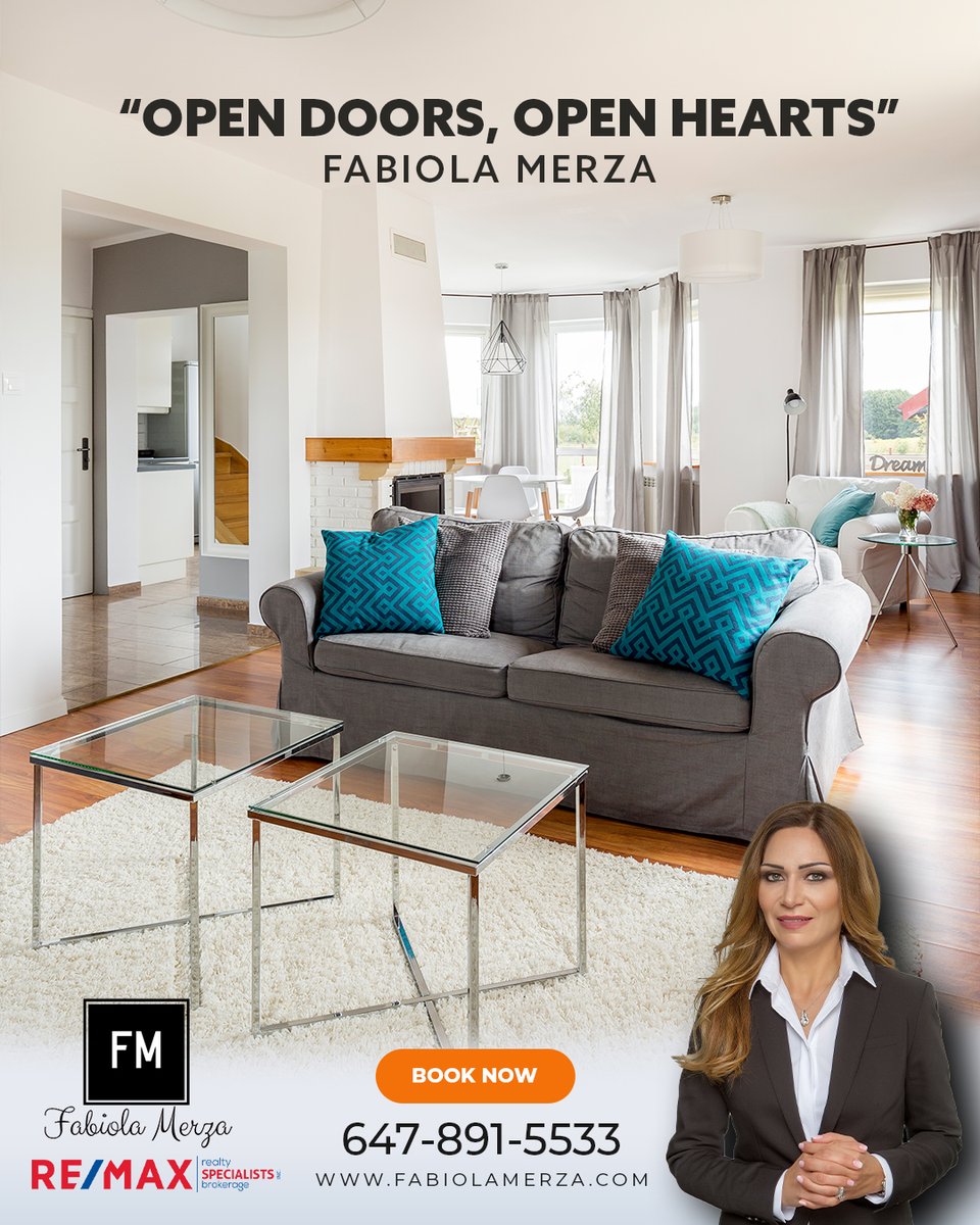 FabiolaMerza's tweet image. Open Doors, Open Hearts 

Fabiola Merza
Contact us now:
- 647.891.5533
- fabiolamerza@gmail.com
- fabiolamerza.com
- 2691 Credit Valley Rd, Mississauga, ON L5M 7A1
