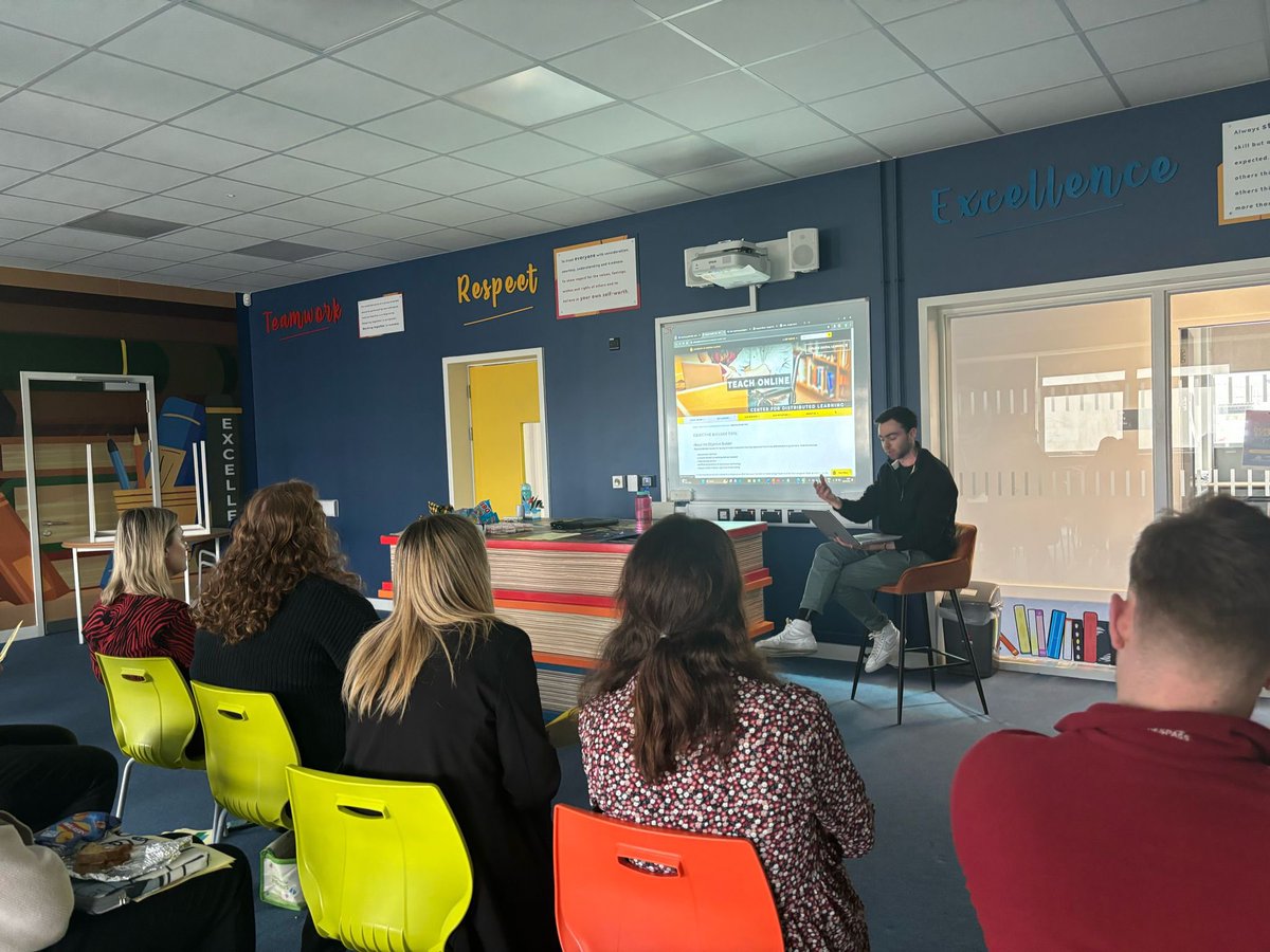 Thank you to Mr. Young for presenting a teach meet on learning intentions to our staff today. Teach meets are a great opportunity for our staff to work collaboratively and share best practices #TeamDDLETB #Excellence @ddletb