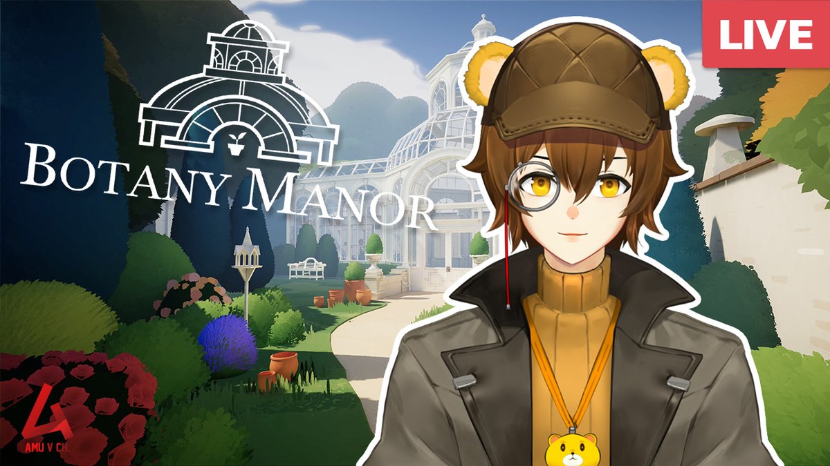 AmuVCh's tweet photo. 🔴 Botany Manor ทำสวนลับ หลังเกษียน
🕔 18 APR | 20:15 | GMT+7
⇨ https://t.co/b7fe7M7UEV
#VTuber #VTuberTH #AmuVCh #AmuTime #BotanyManor https://t.co/ecPyQPBmWD