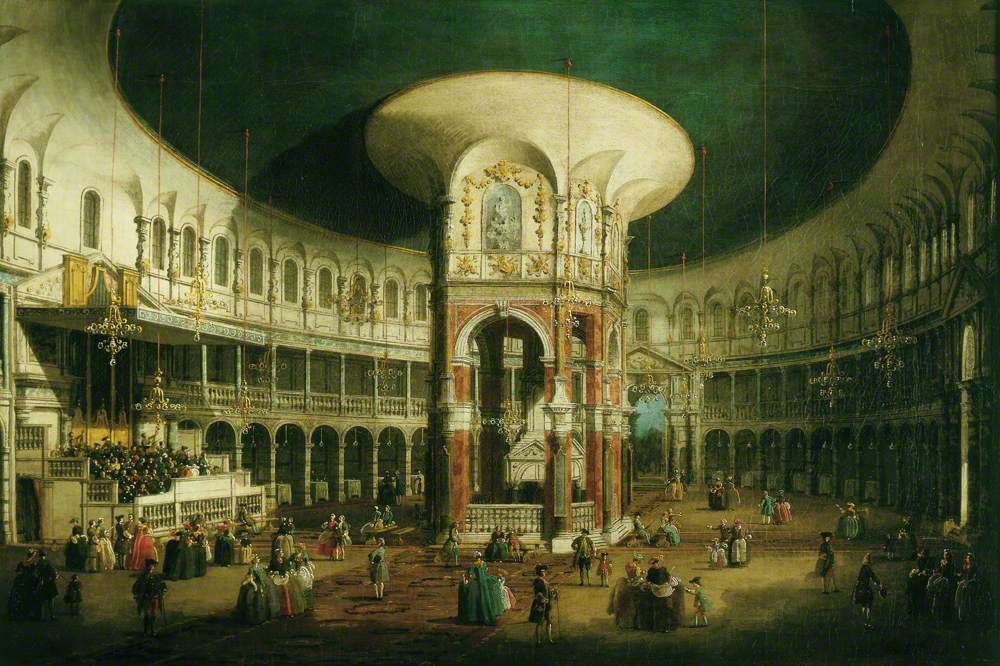 Not a bad place to hold a charity dinner: in May 1755 the governors of the London Lock Hospital held their anniversary dinner in the Rotunda at Ranelagh. Tickets a very reasonable 5 shillings a pop. #twitterstorians #London #HistParl