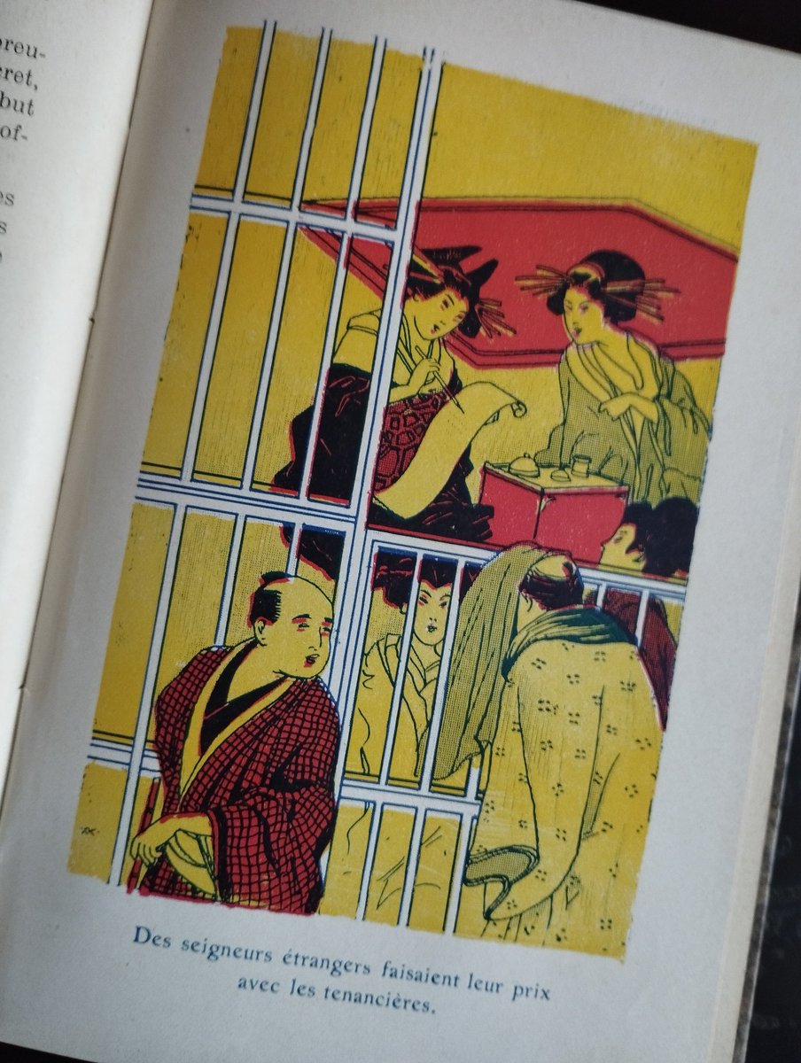 Un bel exemplaire du roman japonais de Jane : La Cité des sourires (1907), orné des illustrations de Raphael Kirchner.