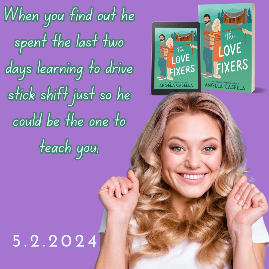 ✨TEASER: THE LOVE FIXERS by #angelacasella is coming May 2!

#PreOrderNow: amzn.to/4a9x7cd

#bookteaser  #fishoutofwater #angelacasella #smalltownromance #romcom  #grumpysunshine #romancebooks #theauthoragency @theauthoragency