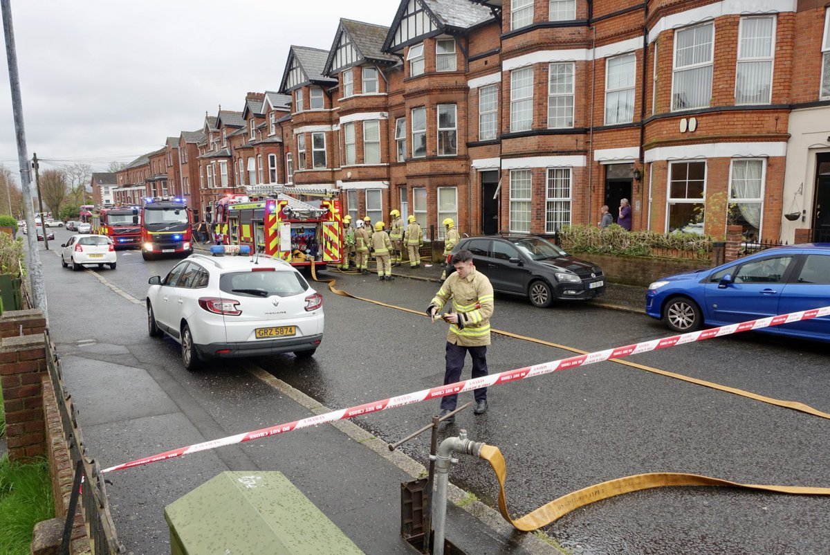 A bit of excitement in the street today with firefighters. @JimQuinnFBUEC @fbunational