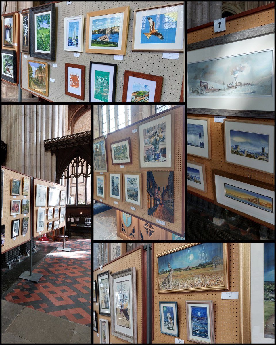 Have you been in to see the wonderful Ludlow Art Society spring exhibition yet? So many beautiful and interesting pieces - and they're up for sale if you really fall in love with something! You can find the exhibition in the south aisle of St Laurence's until Tuesday 23rd April.
