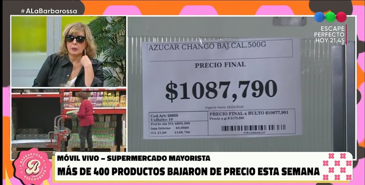 RATING | 📊📈
#ALaBarbarossa 5,0
#QueMañana 2,7
#Mañanisima 1,6
#DesayunoAmericano 0,8
#Documentales 0,2