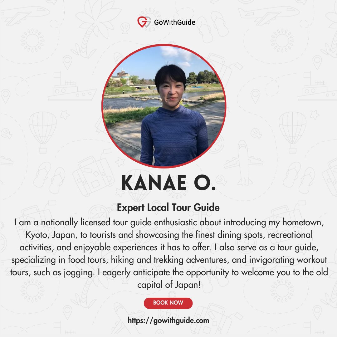 GoWithGuide's tweet image. Where in the world is #gowithguide today? We’re in #kyoto with expert guide &amp;amp; nature and outdoor lover Kanae O. &amp;amp; traveler Corey W. whose tour was a “Fantastic Kyoto Intro”. Photo Credits: Corey W. (traveler) &amp;amp; Kanae O. (tour guide) check her out here! gowithguide.com/supplier/46547