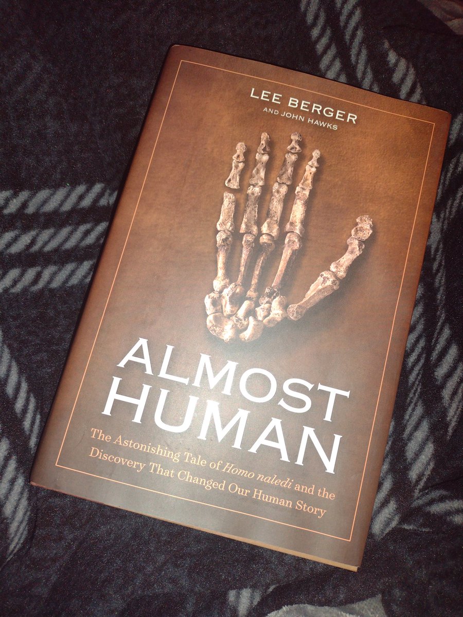 'Almost Human: The Astonishing Tale of Homo naledi and the Discovery That Changed Our Human Story' by #LeeBerger with #JohnHawks

#shelfie #AlmostHuman #Homonaledi #Australopithecussebida #paleoanthropology #anthropology #Africa #paleontology #NationalGeographic @NatGeo