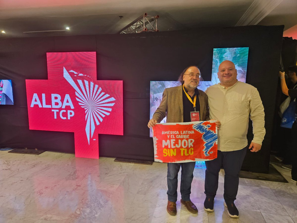 Asistimos al Encuentro para una Alternativa Social Mundial organizado por @ALBATCP y @ISB_VE ¡Por una alternativa social y transformadora de los pueblos del sur global!