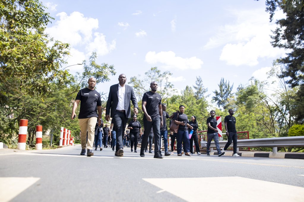 BPR Bank Rwanda board of directors, management, staff, customers and families proceeded with the commemoration event with a solemn Walk to Remember at the Kigali Genocide Memorial. #Kwibuka30