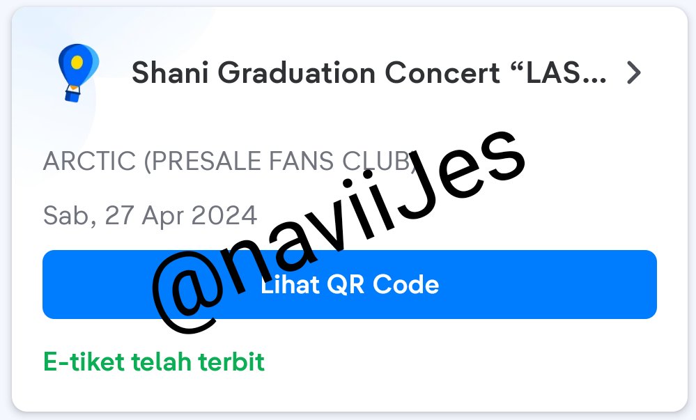 WTS Shani Graduation Concert Last Voyage
Section ARCTIC
Bisa COD Venue/diurus sampai jadi
Kalo minat bisa DM
#WTS #JKT48 #LastVoyage #Konser #Shani