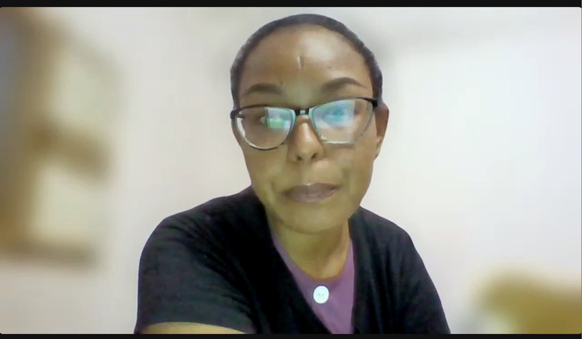 .<a href="/KhansaaFahad/">El Khansaa Fahad</a> - youth leader for persons with disabilities in #Sudan - discussing how young persons with disabilities are intentionally excluded from these processes due to stigma. 

Additionally families are subject to exclusion as in some cultures a disabled family member.