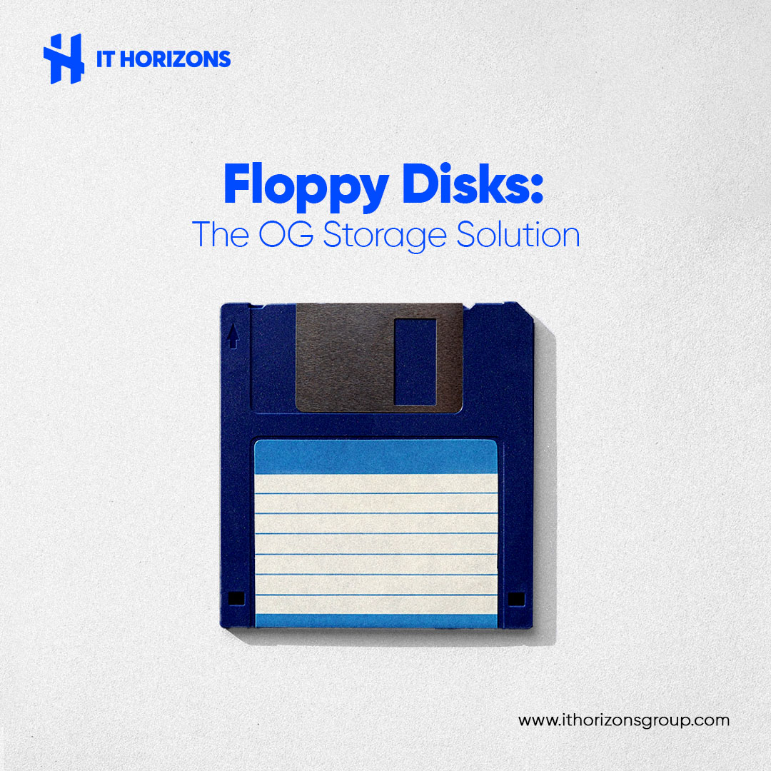 Who needs terabytes when you have... floppy disks?  These little guys held our precious data back in the day. How many floppies did it take to store your favorite game? #FloppyDiskLife #TechEvolution #ITHorizons