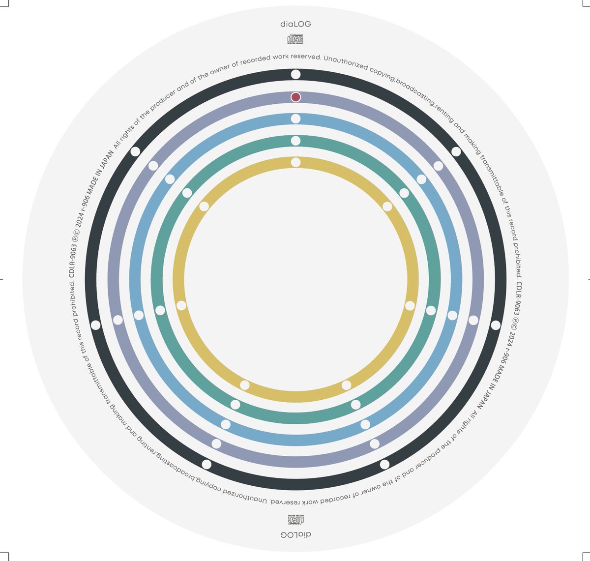 Works】 r-906様の 1st concept album 「会話記録」 ジャケット