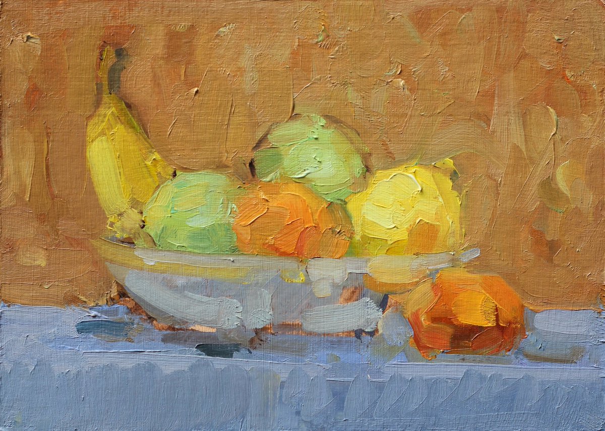 Something from the archives. 

#stilllife #stilllifepainting #oilpainting #painting #allaprima #fruit