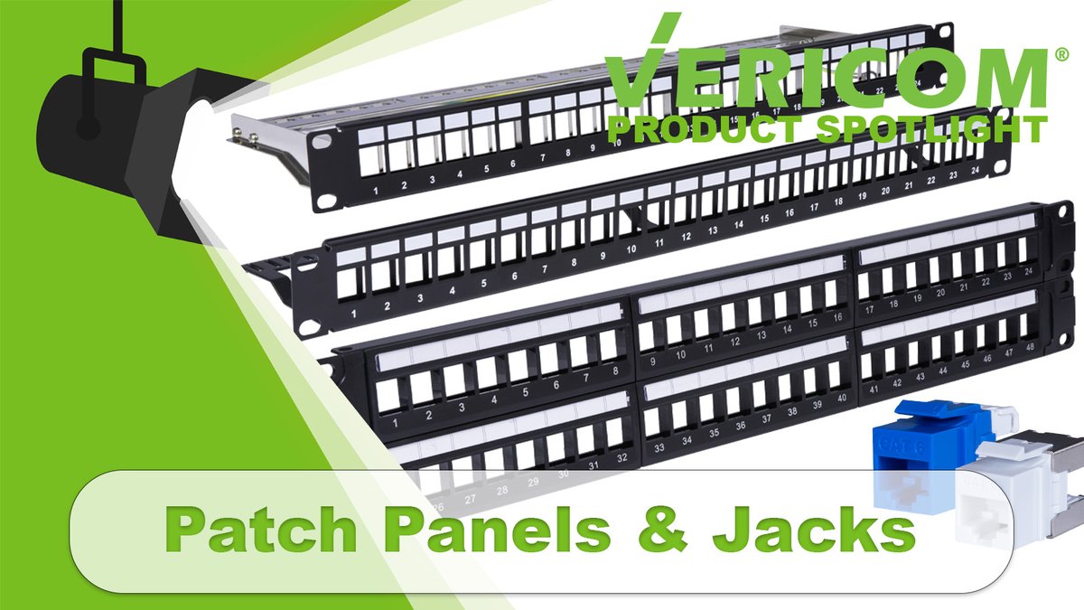 Enhance your connectivity w/ our Patch Panels & Jacks. Explore our CAT 6a, 6, and 5e panels and modular solutions for copper and fiber integration. Quality and flexibility for any setting.

📦 Product Info: bit.ly/4454jQg

#NetworkSolutions
#StructuredCabling
#DataCenter